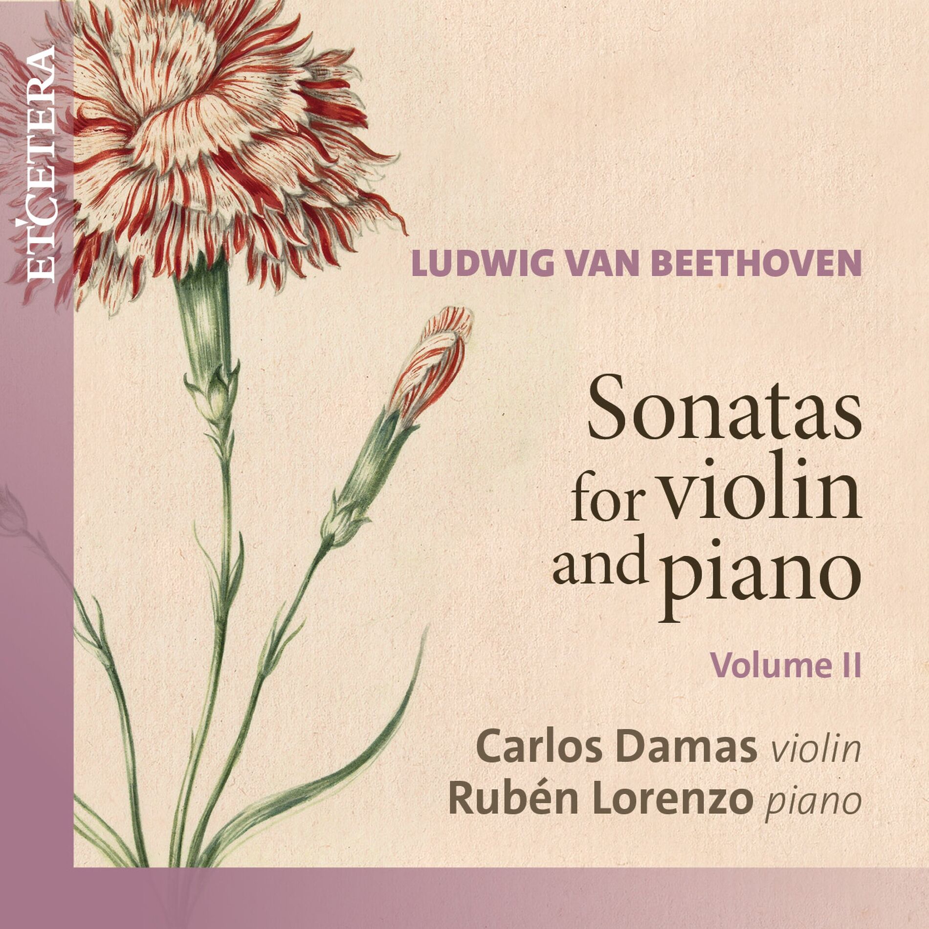 Album cover of Beethoven: Sonatas for Violin and Piano, Vol. II
