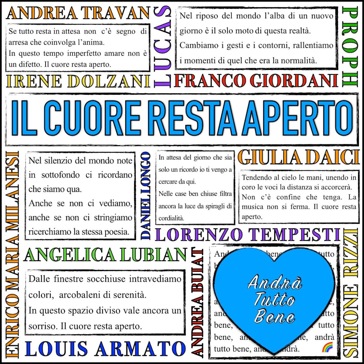Album cover of Il cuore resta aperto (Andrà tutto bene)