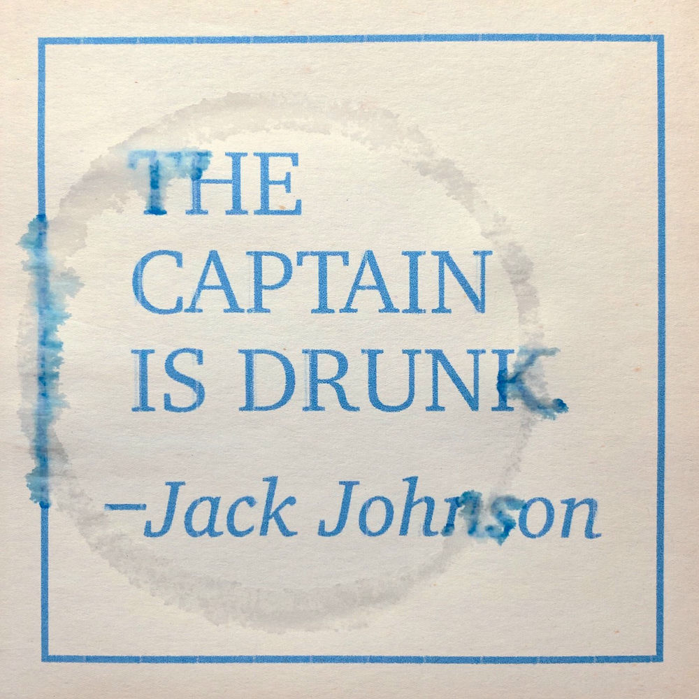 Album artwork for The Captain Is Drunk by Jack Johnson