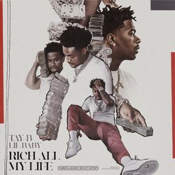 Cover of Rich All My Life (feat. Lil Baby)