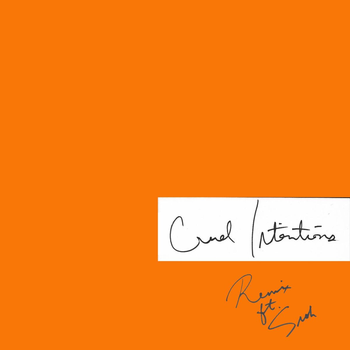 Album cover of Cruel Intentions (Remix) [feat. Snoh Aalegra]