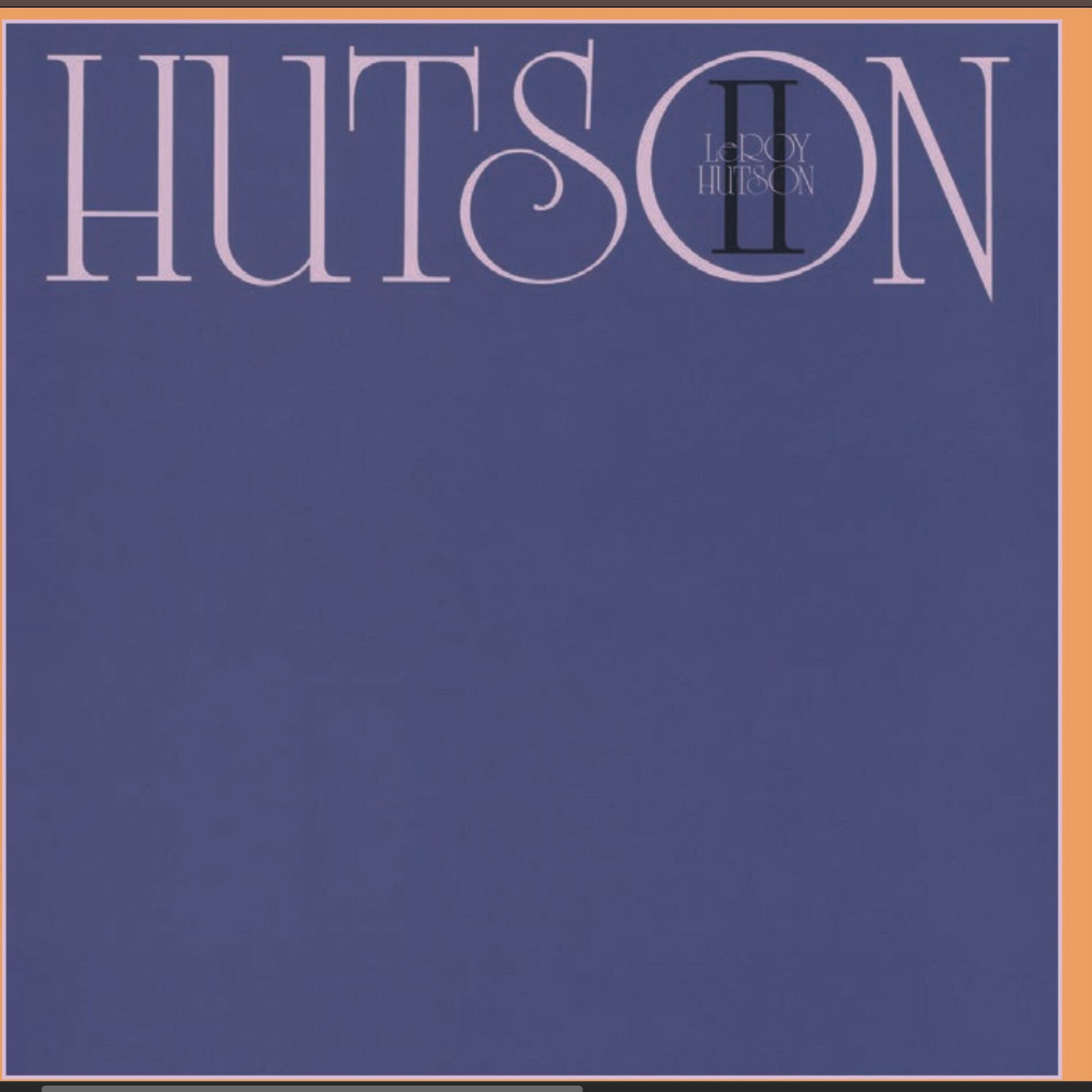 Album cover of HUTSON II