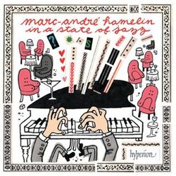 Cover of Marc-André Hamelin in a State of Jazz: Gulda, Kapustin, Weissenberg & Charles Trenet