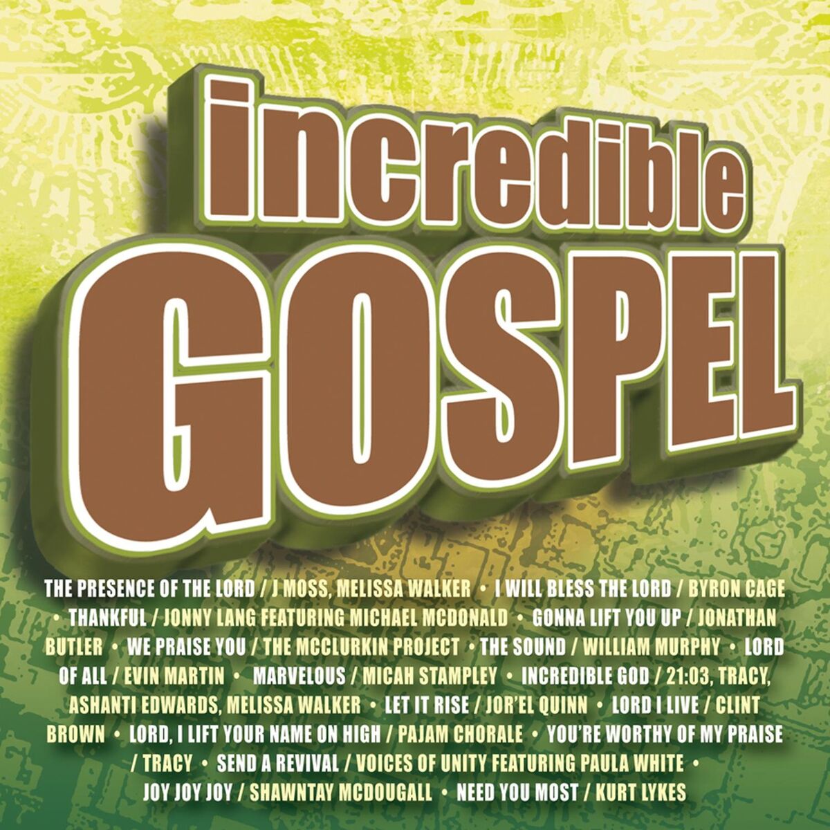 Album cover of Incredible Gospel