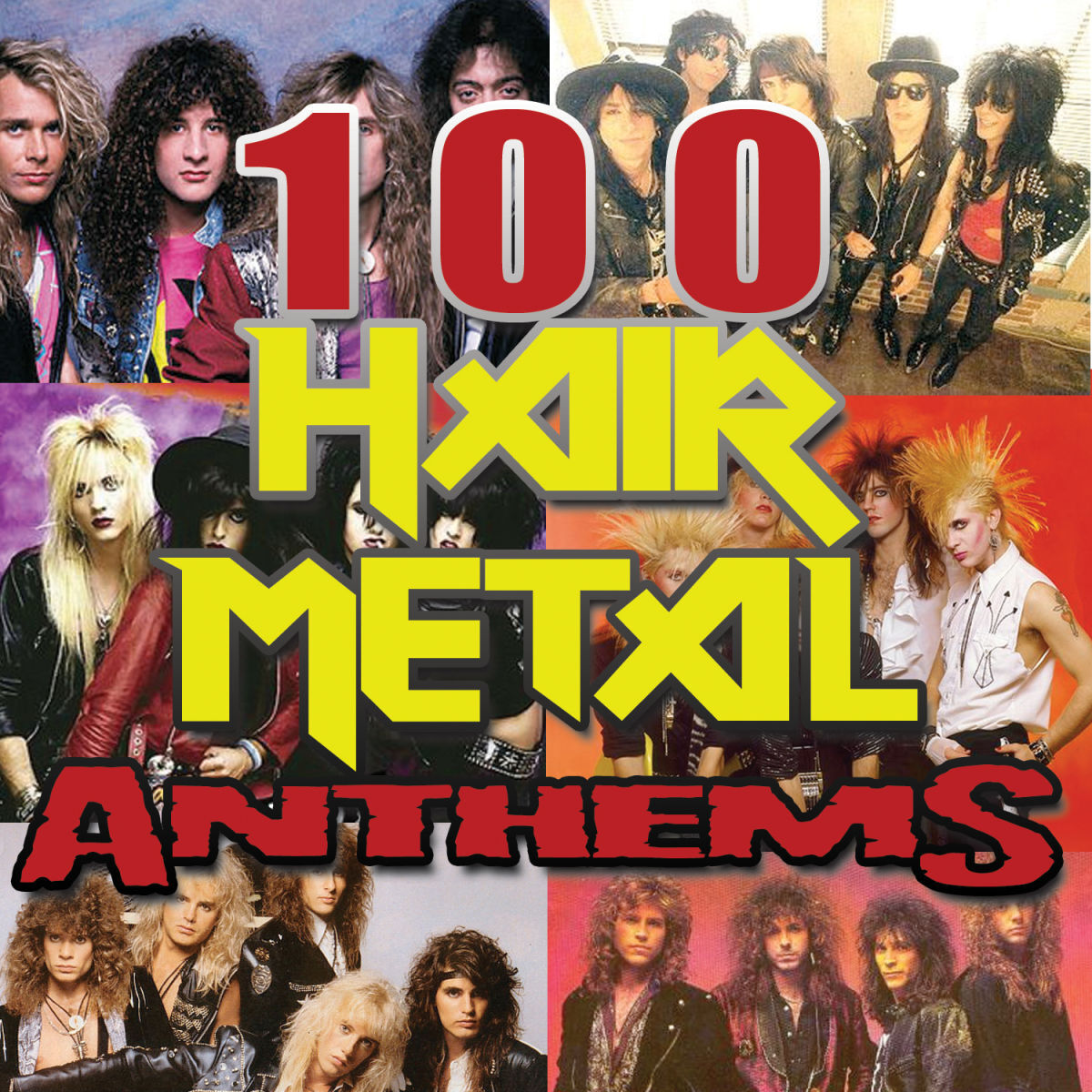 Album cover of 100 Hair Metal Anthems