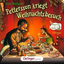 Cover of Pettersson und Findus. Pettersson kriegt Weihnachtsbesuch