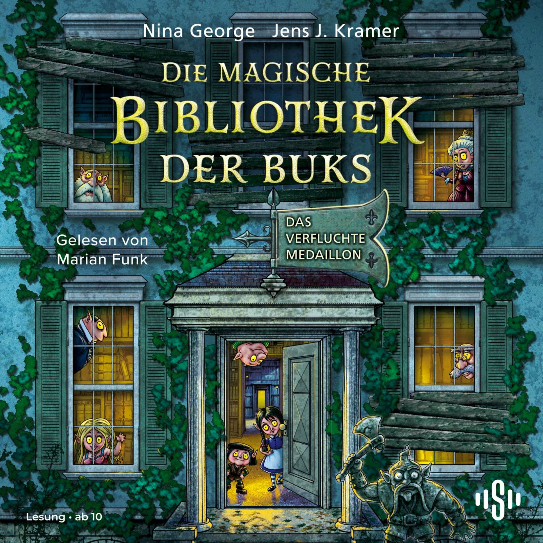 Album cover of Die magische Bibliothek der Buks 2: Das verfluchte Medaillon