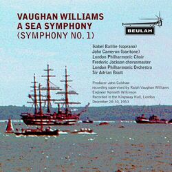 Cover of Vaughan Williams: A Sea Symphony