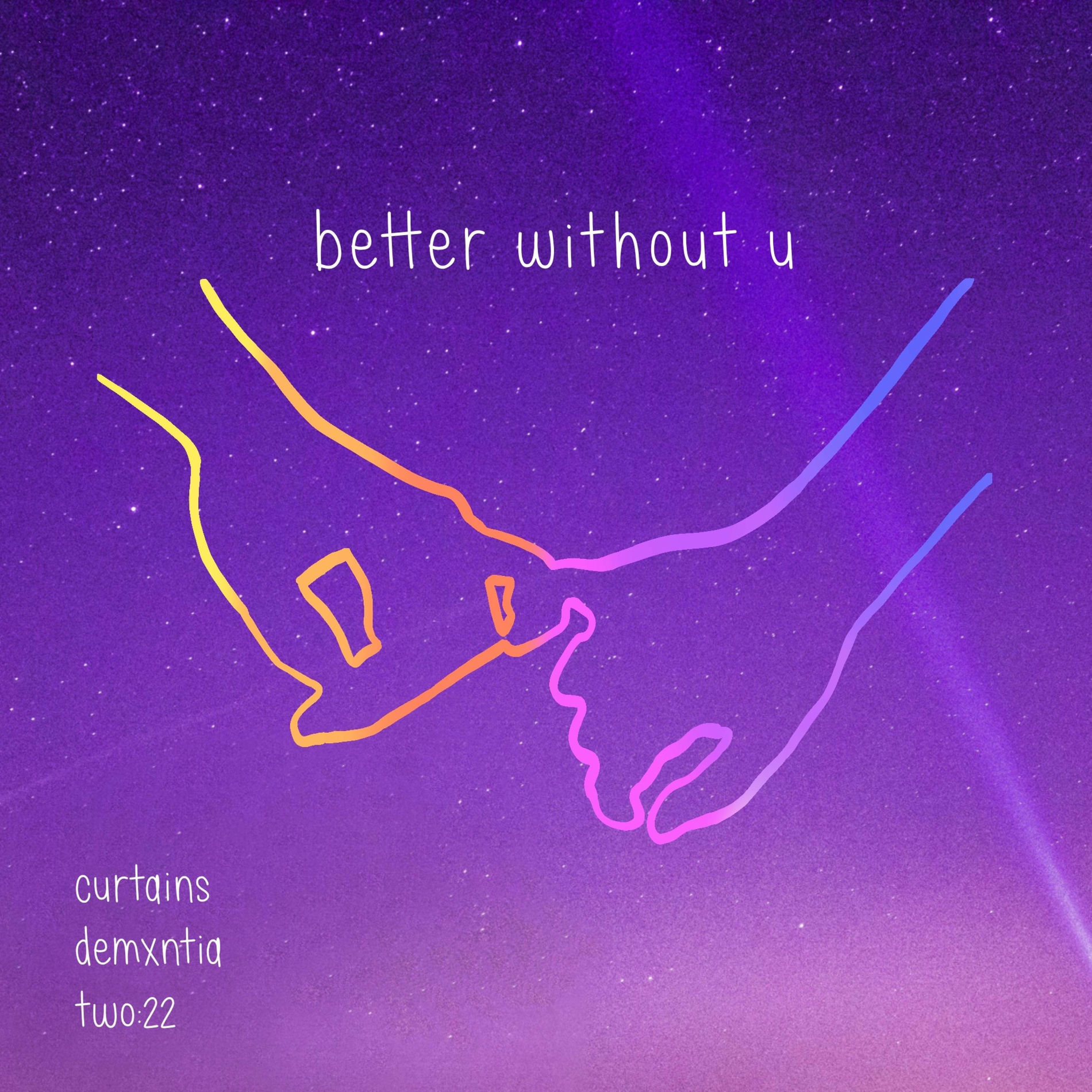 Album cover of better without u (feat. demxntia & two:22)