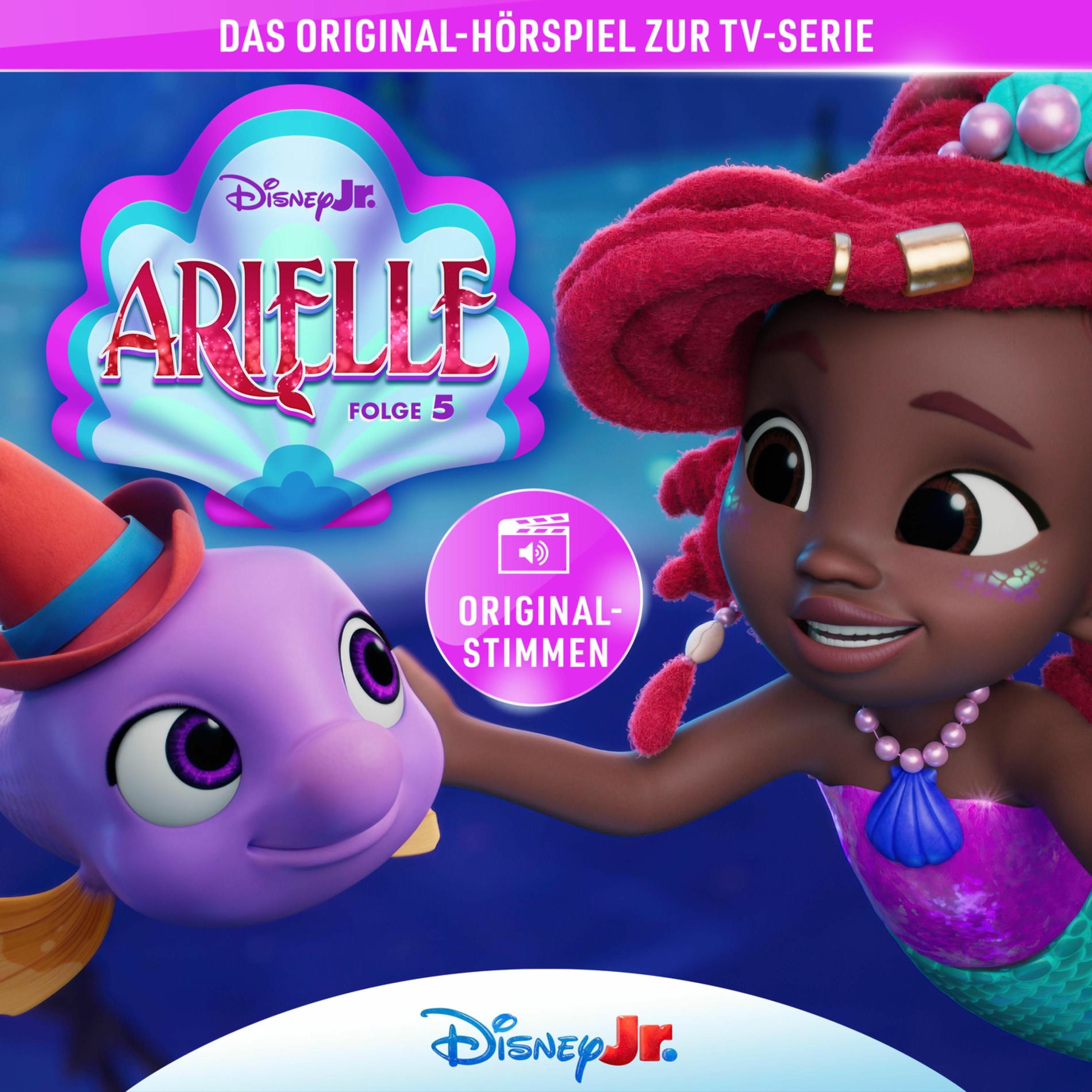 Album cover of 05: Der singende Delfin / Glücks-Party-Klatsch-Spiel / Der mutige kleine Barsch / Triton als Kind (Hörspiel zur Disney TV-Serie)
