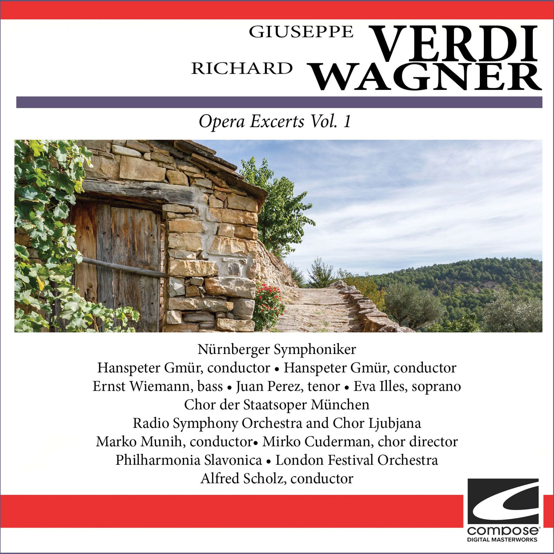 Album cover of Giuseppe Verdi - Richard Wagner - Opera Excerts Vol. 1