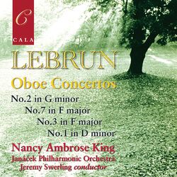 Cover of Lebrun: Oboe Concertos No. 2 in G Minor, No. 7 in F Major, No. 3 in F Major & No. 1 in D Minor