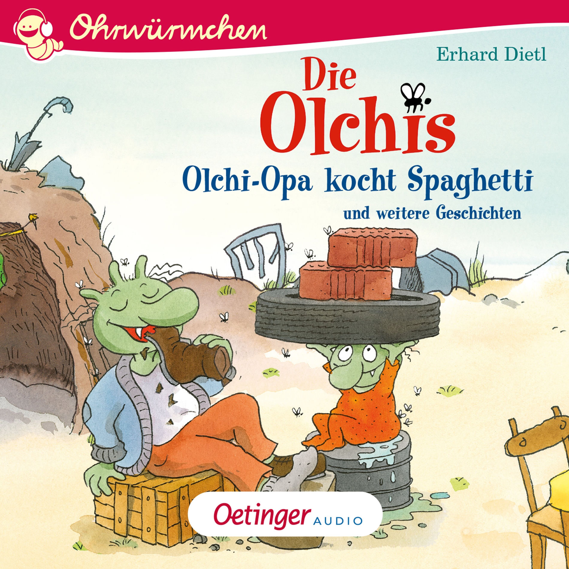 Album picture of Die Olchis. Olchi-Opa kocht Spaghetti und weitere Geschichten