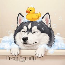 Cover of From Scruffy to Fluffy: Pet Grooming and Bathing Experience