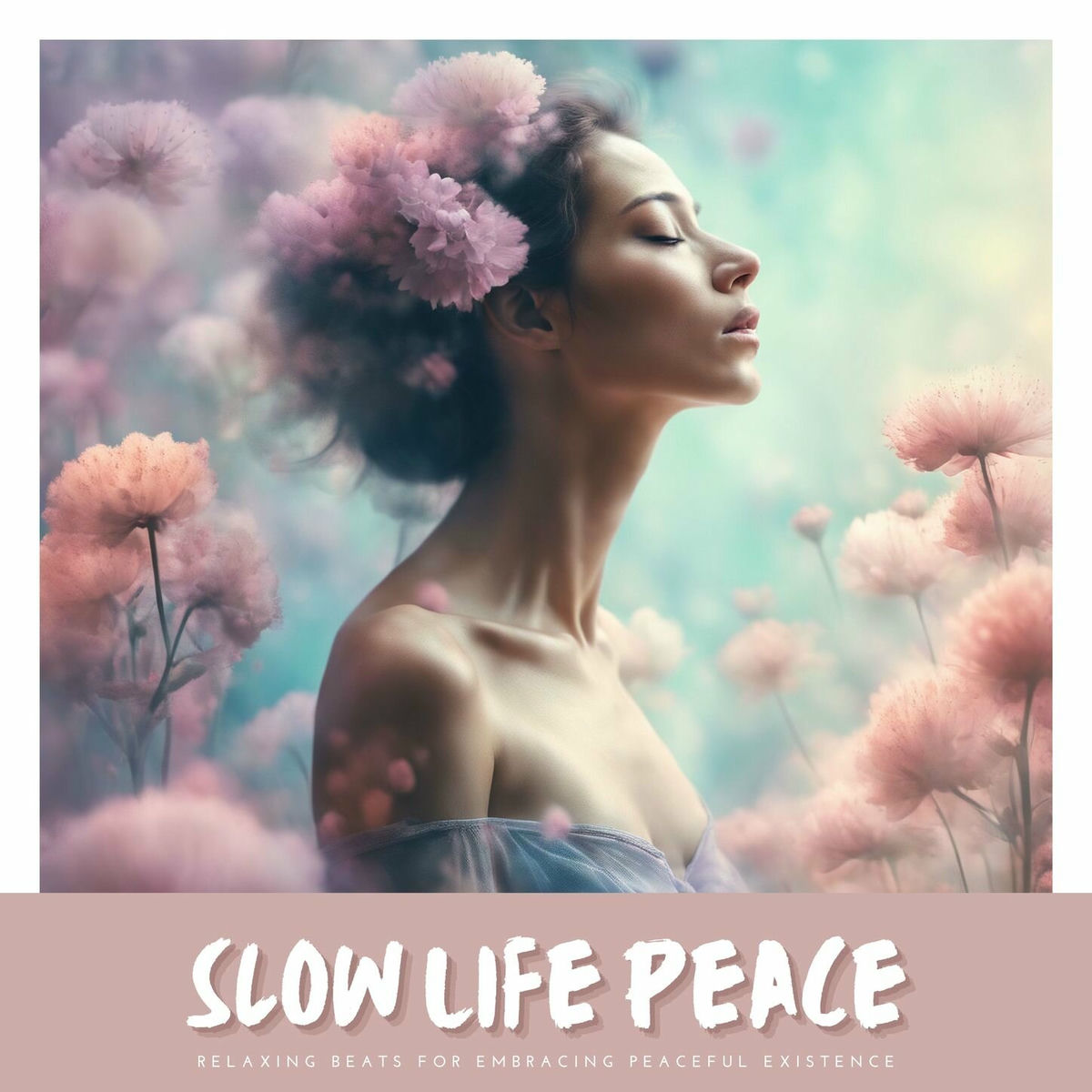 Album cover of Slow Life Peace: Serene Melodies and Relaxing Beats for Embracing Peaceful Existence
