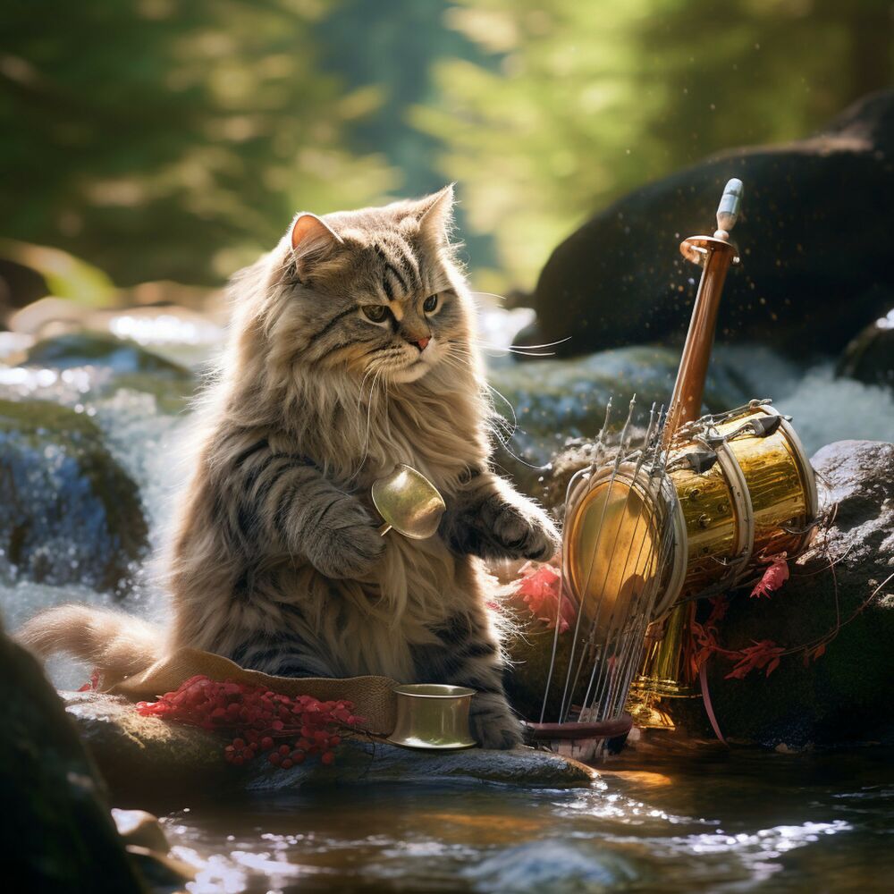 Picture of Water Cats: Feline Melody Drift
