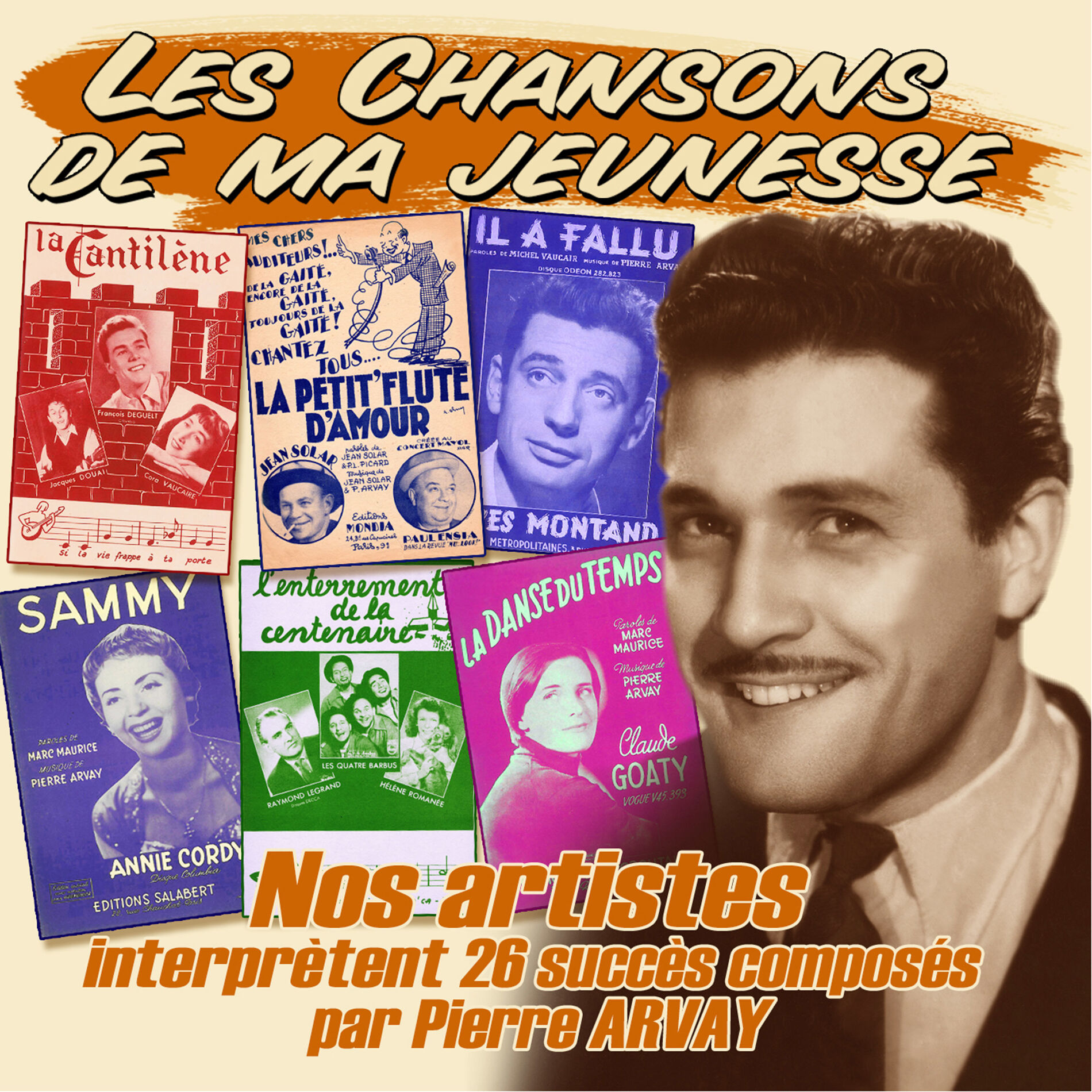 Album cover of Nos artistes interprètent 25 succès composés par Pierre Arvay (Collection 