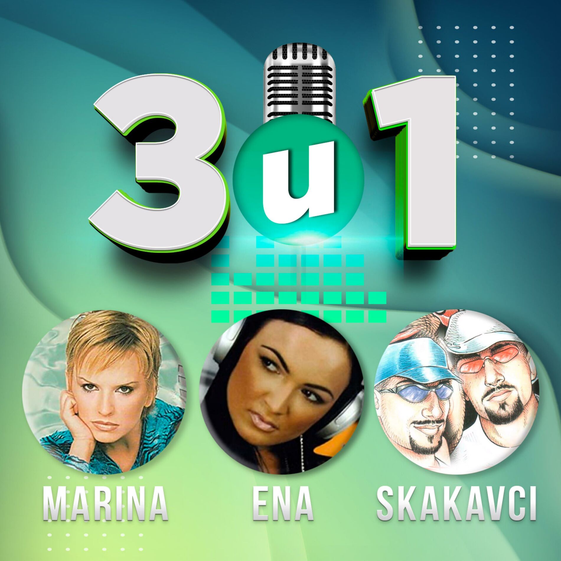 Album cover of 3 u 1 Marina, Skakavci, Ena