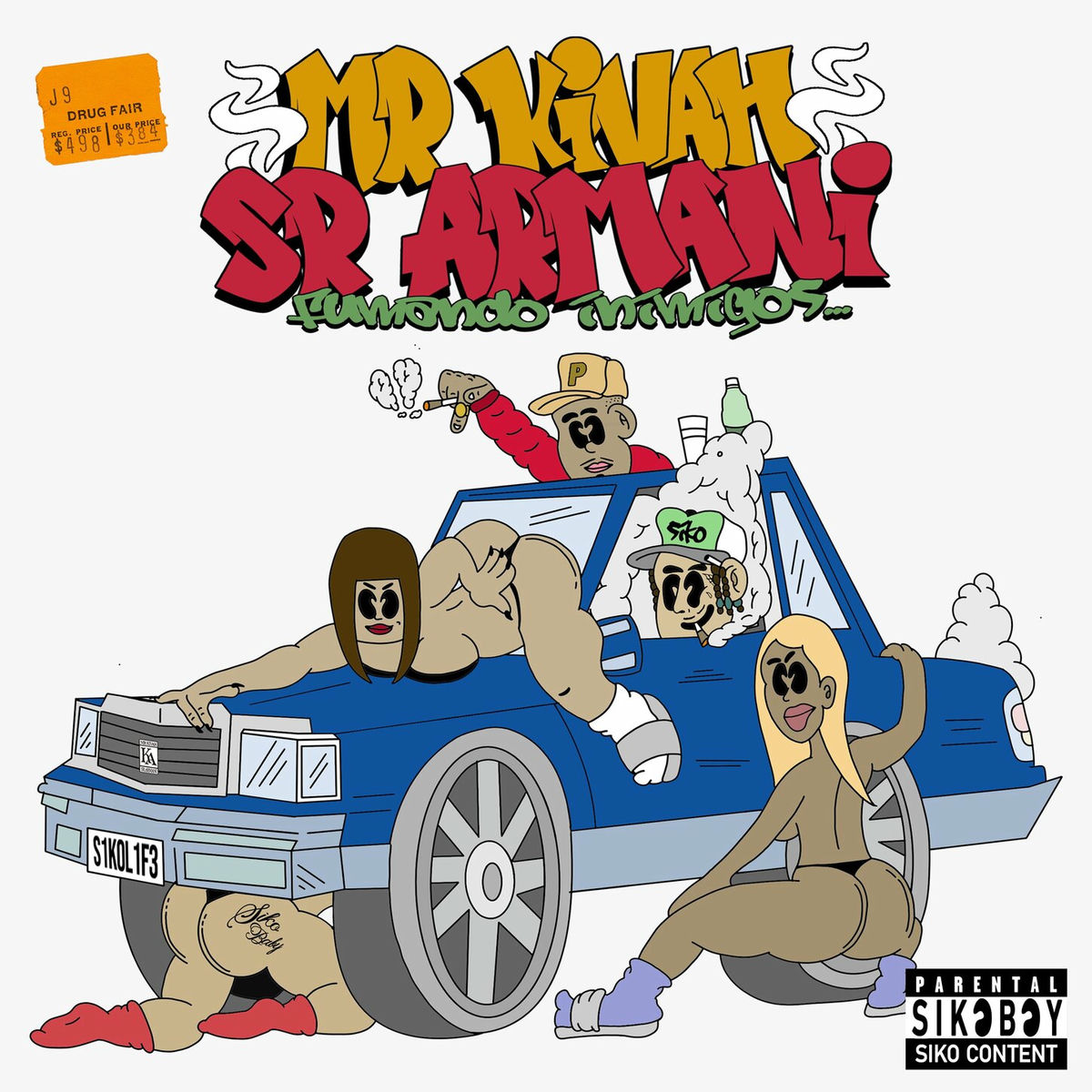 Album cover of Mr. Kivah & Sr. Armani: FUMANDO INIMIGOS
