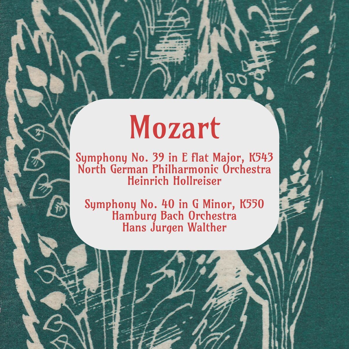 Album cover of Symphony No. 39 in E-Flat Major, K. 531: II. Andante con moto