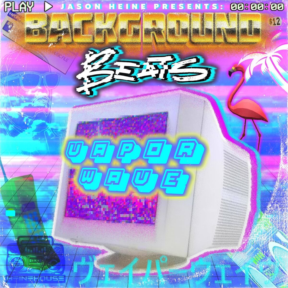 Album cover of Background Beats: Vaporwave