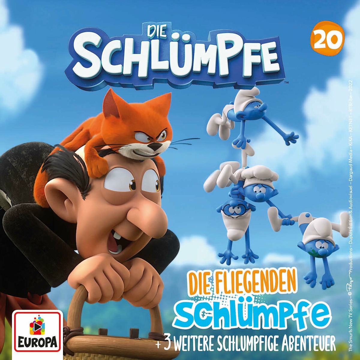 Album cover of Die fliegenden Schlümpfe