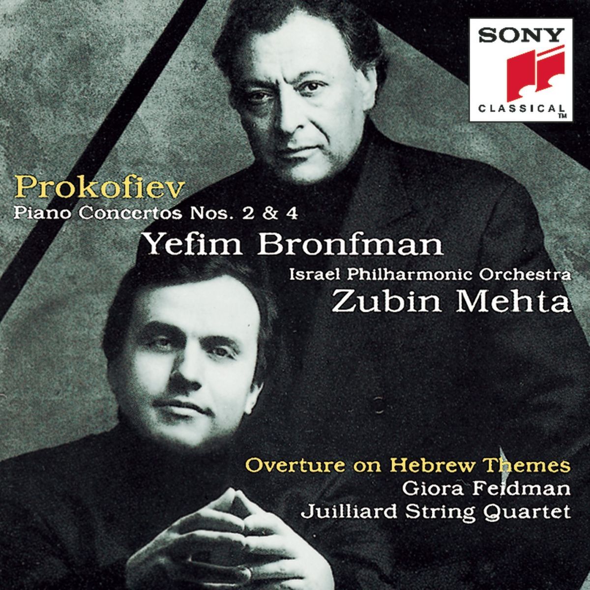 Album cover of Prokofiev: Piano Concertos Nos. 2, 4 & Overture on Hebrew Themes