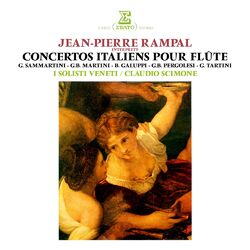 Cover of Concertos italiens pour flûte: Sammartini, Martini, Galuppi, Pergolesi & Tartini