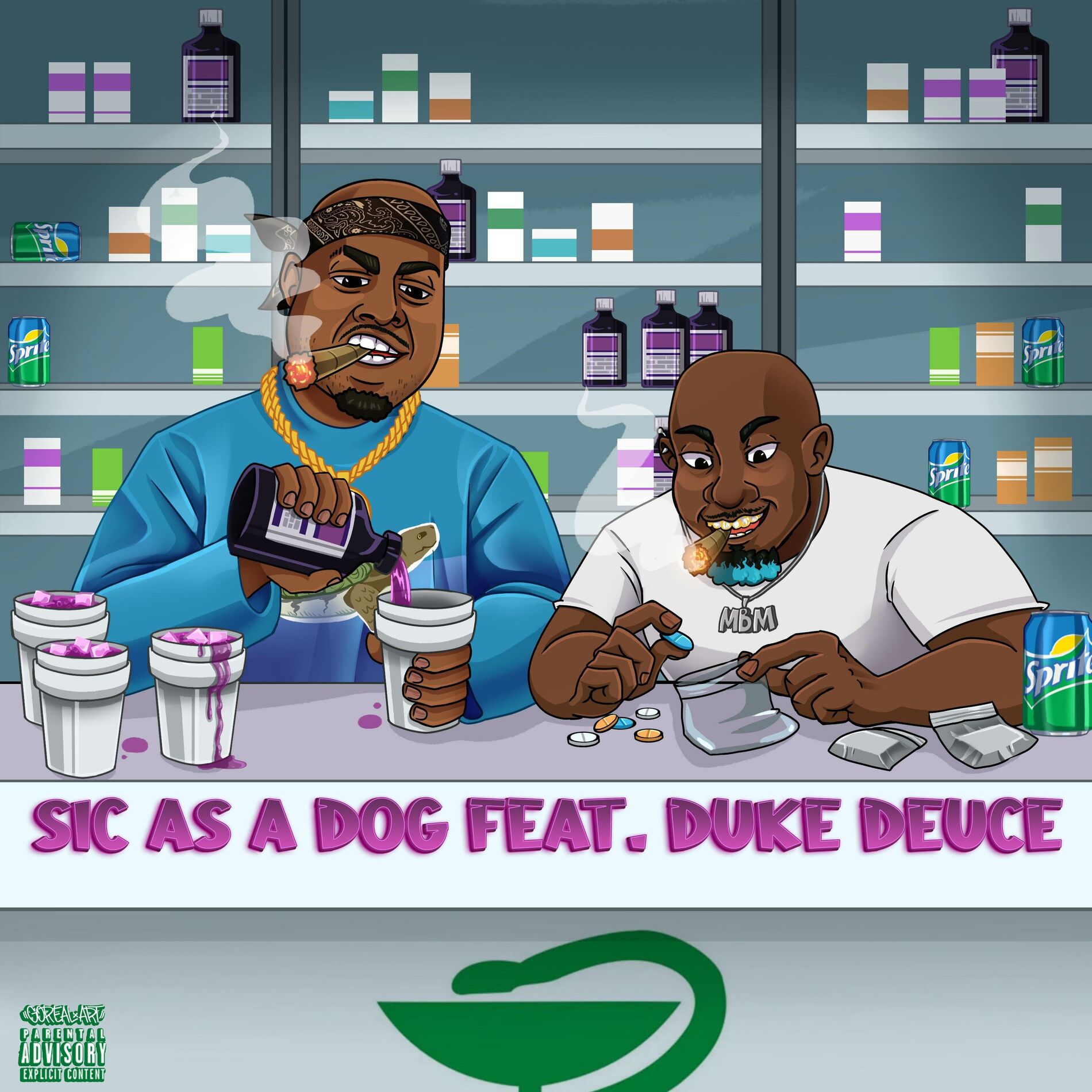 Album cover of Sic As A Dog (feat. Duke Deuce)
