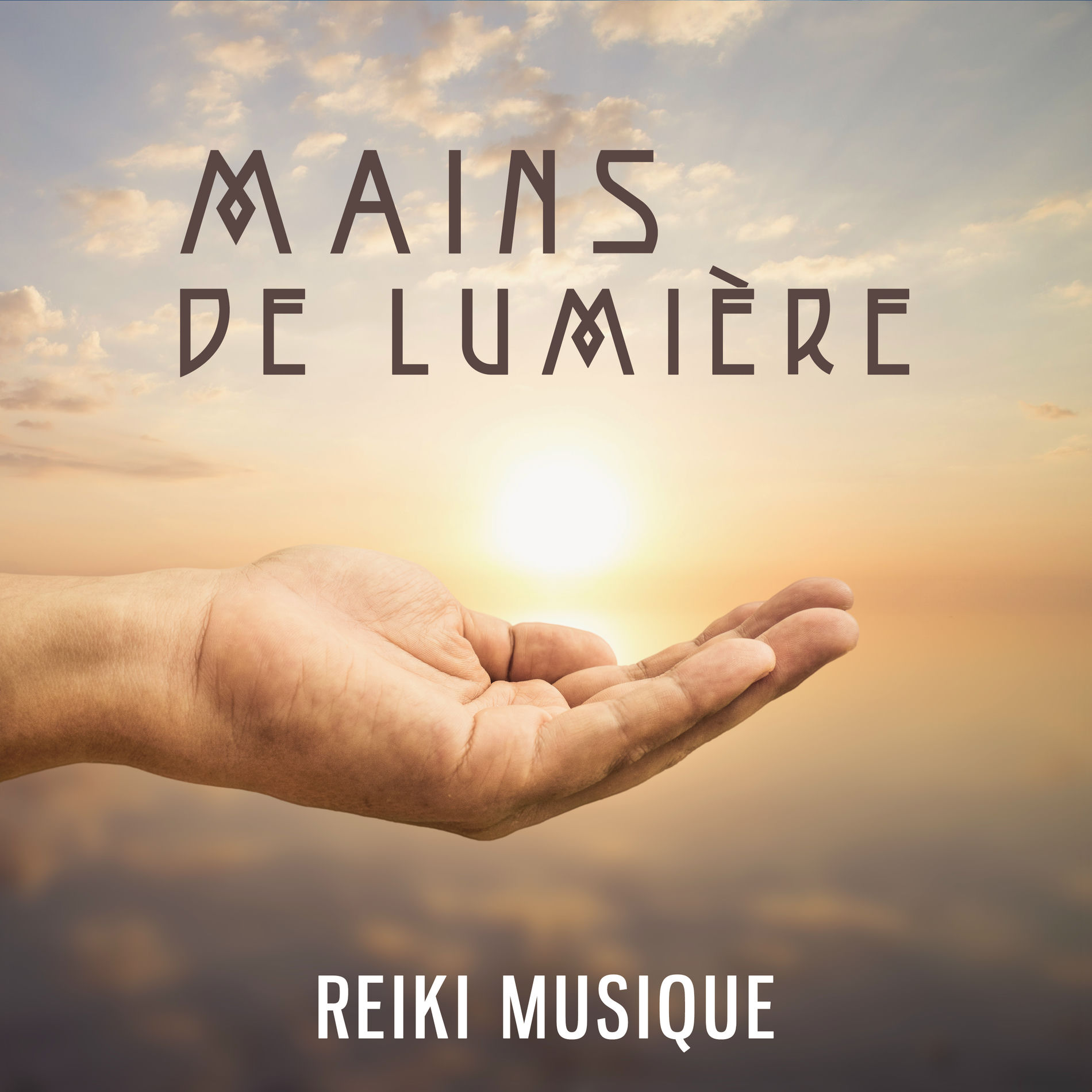Album cover of Mains de lumière - Reiki musique, L'énergie universelle pour la guérison, Musique relaxante la plus efficace, D'ouverture à la gué