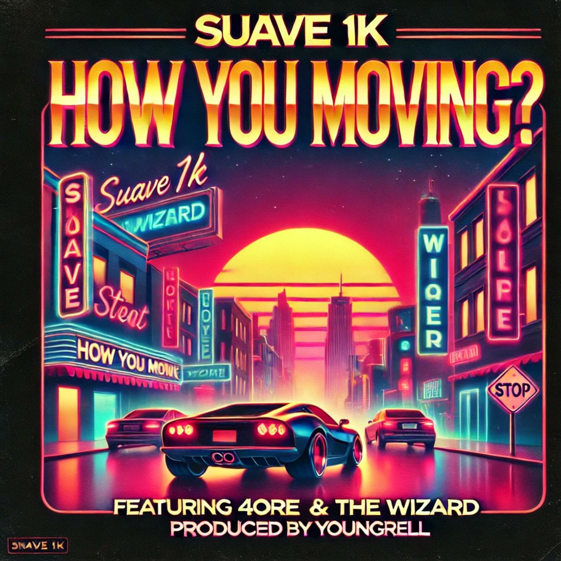 Album cover of how you moving? (feat. 4ORE & The Wizard)