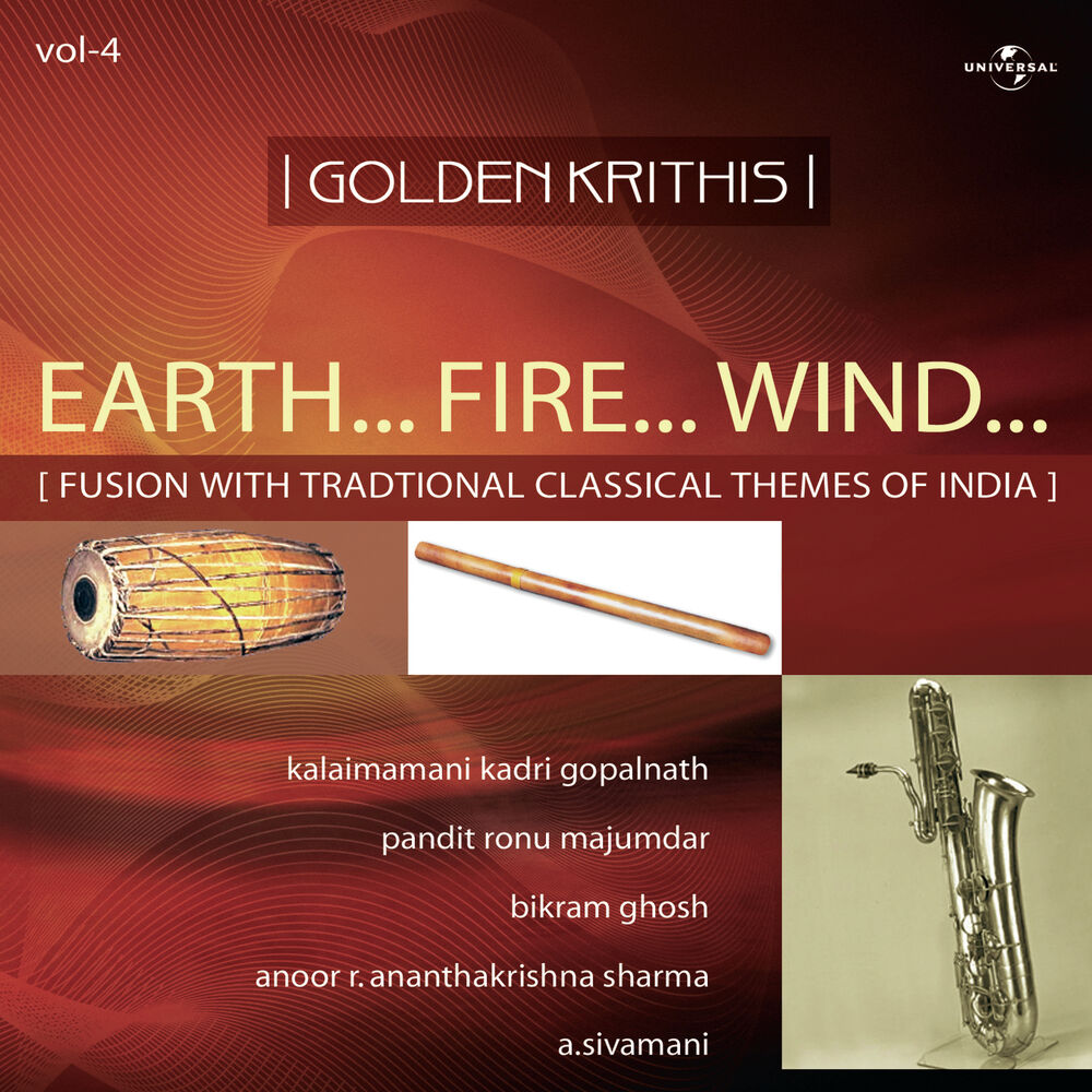 Picture of Golden Krithis Vol. 4 - Earth... Fire... Wind... Fusion With Traditional Classical Themes Of India