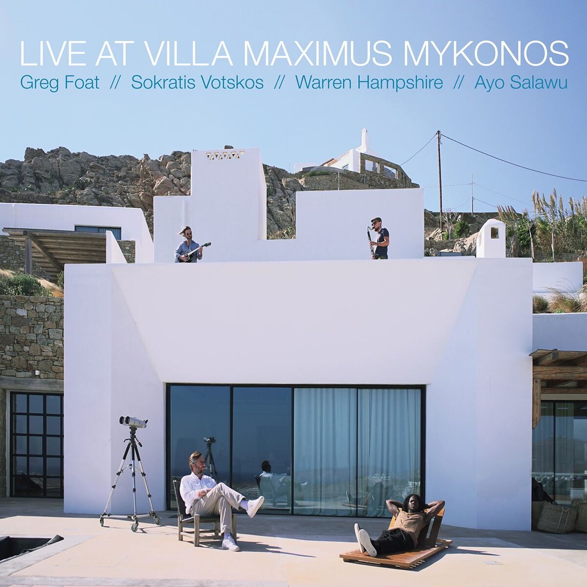 Album cover of Live at Villa Maximus, Mykonos (feat. Warren Hampshire & Ayo Salawu)