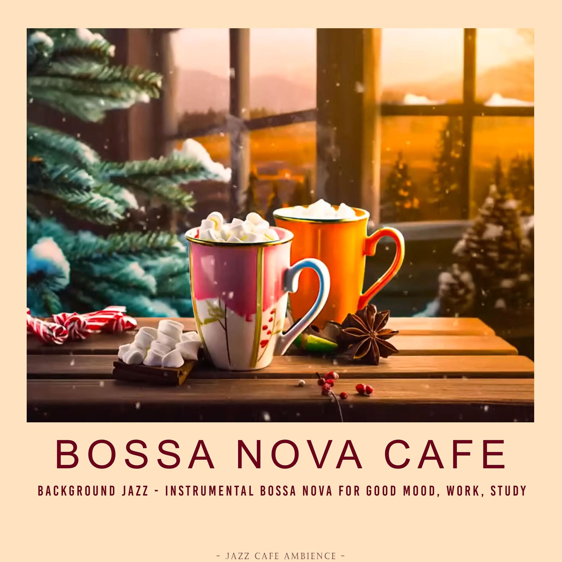 Album cover of Bossa Nova Cafe - Background Jazz - Instrumental Bossa Nova for Good Mood, Work, Study