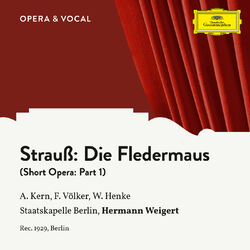 Cover of Strauss: Die Fledermaus: Part 1