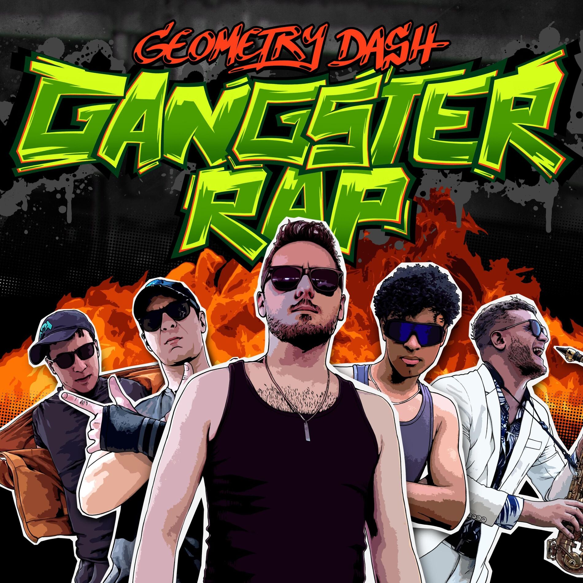 Album cover of GEOMETRY DASH GANGSTER RAP