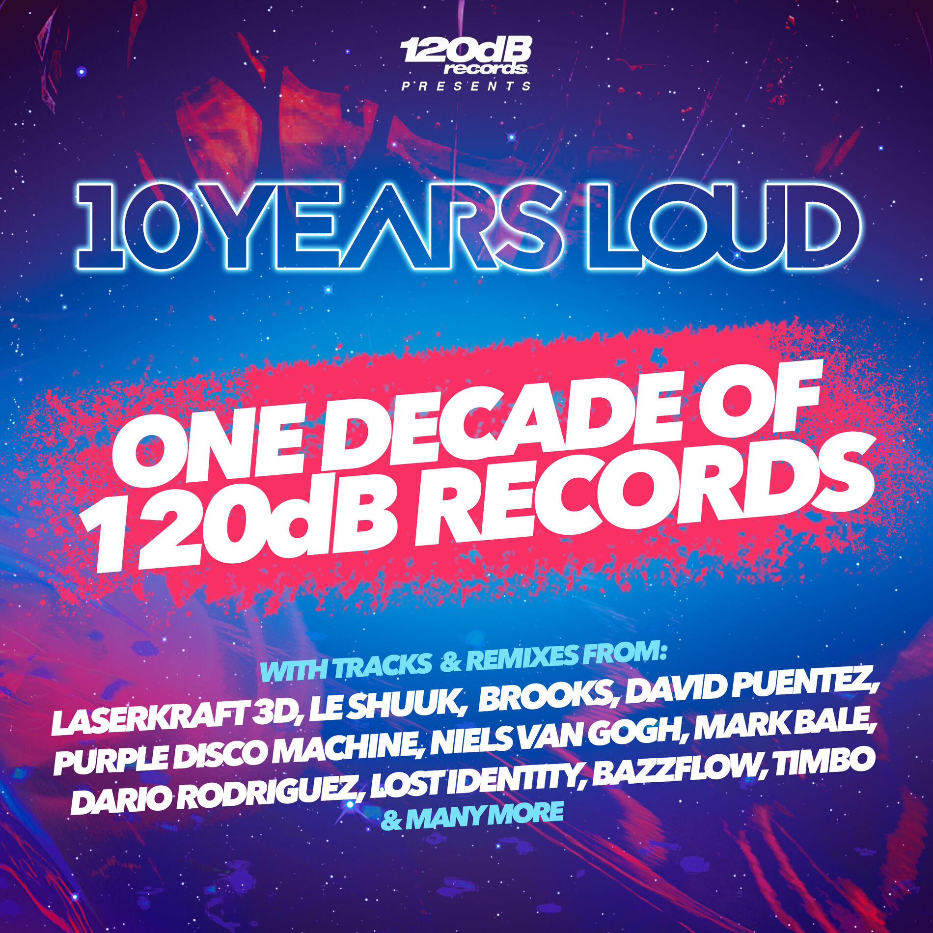 Album cover of 10 Years Loud - One Decade of 120dB Records