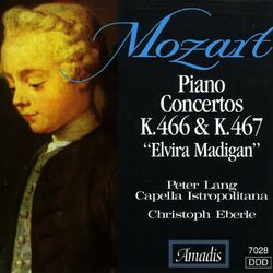 Cover of Mozart: Piano Concertos Nos. 20 and 21, "Elvira Madigan"