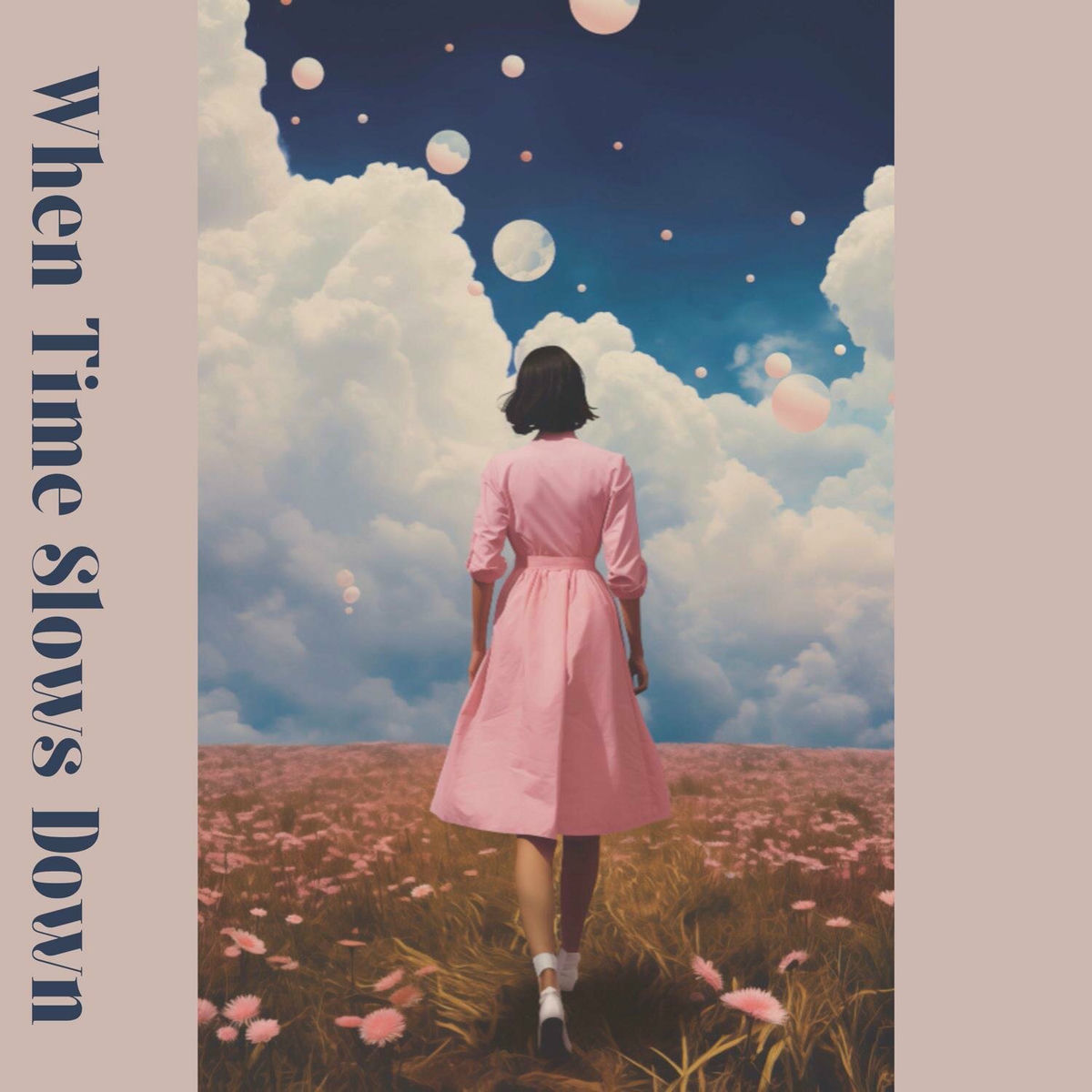 Album cover of When Time Slows Down: Calm Guitar and Dreamy Pad Music for Holistic Wellness