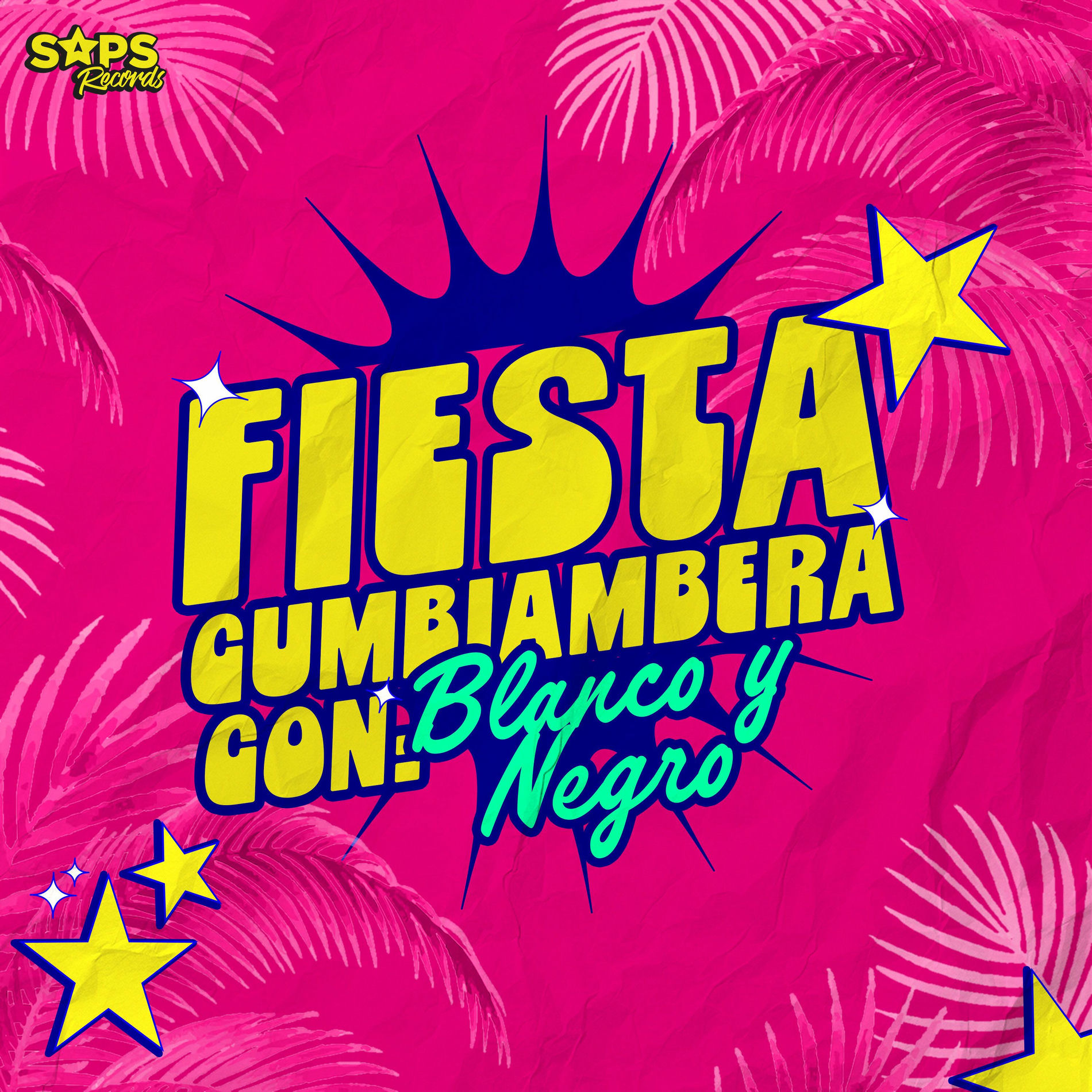 Album cover of Fiesta Cumbiambera Con Blanco y Negro