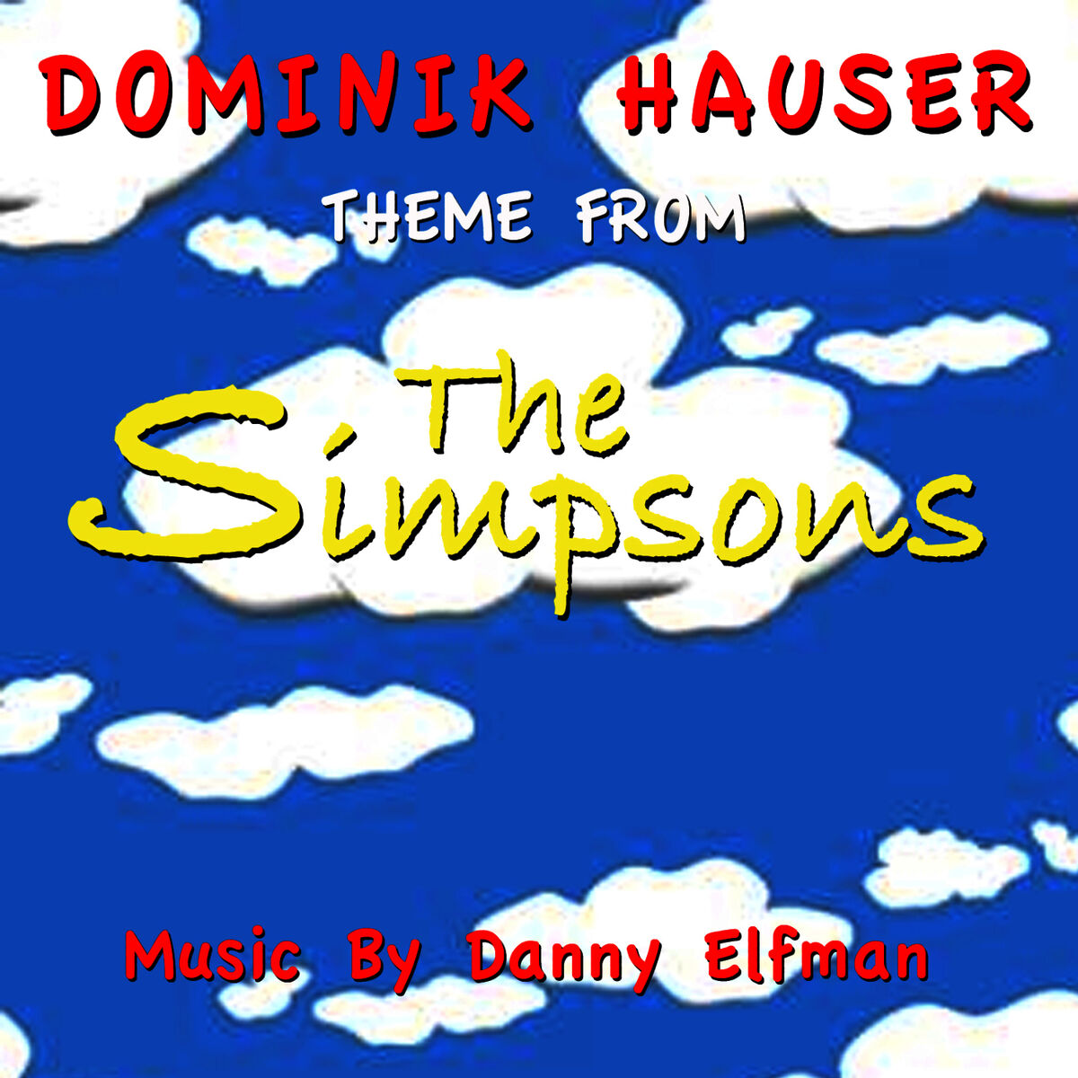 Album cover of The Simpsons-Theme from the Television Series (Danny Elfman) Single