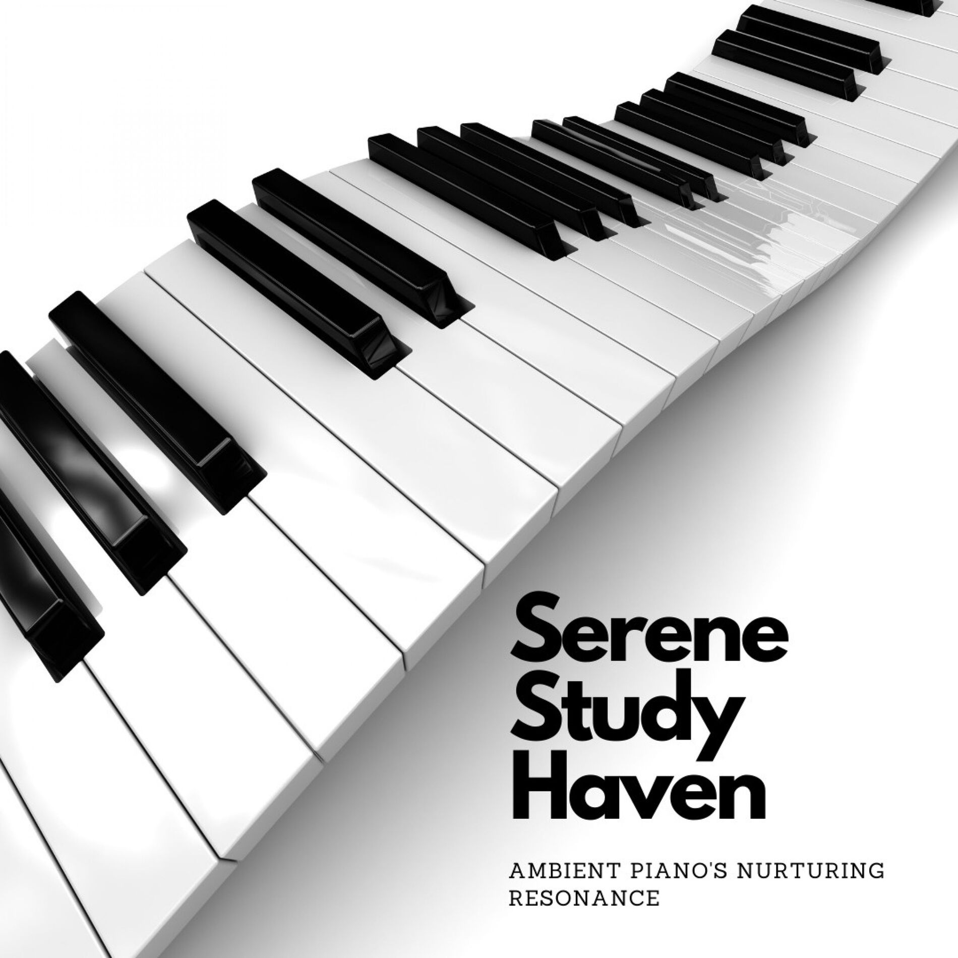 Album cover of Ambient Harmonies: Study Haven's Piano Melodies