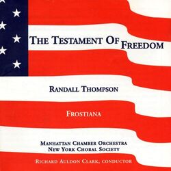 Cover of Thomson: The Testament Of Freedom / Frostiana