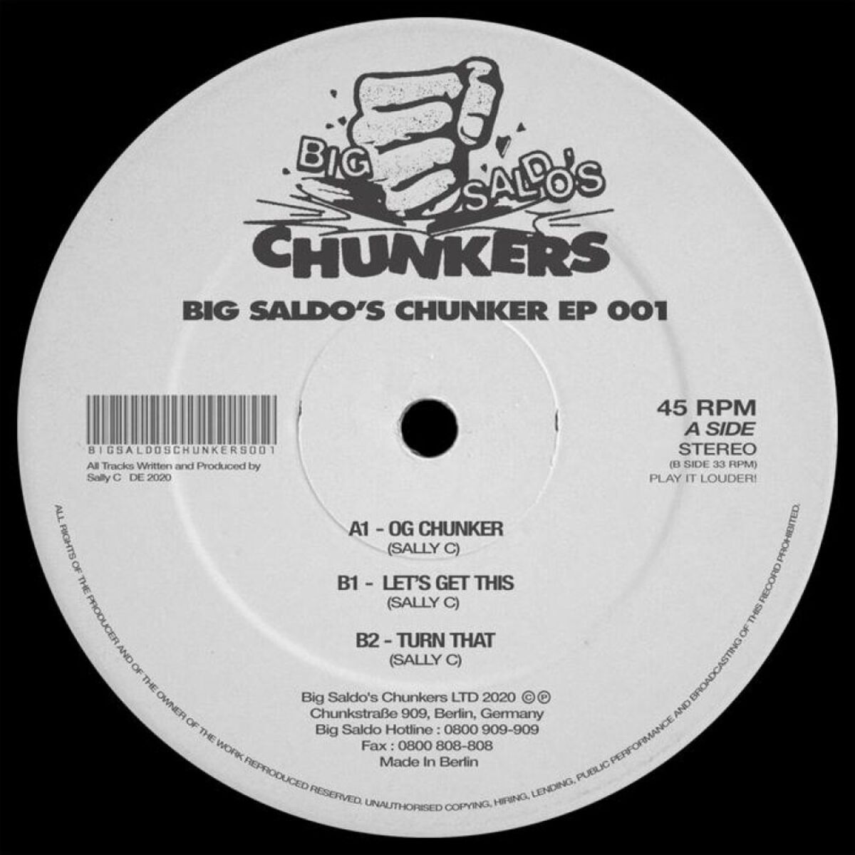 Album cover of Big Saldo’s Chunker 001