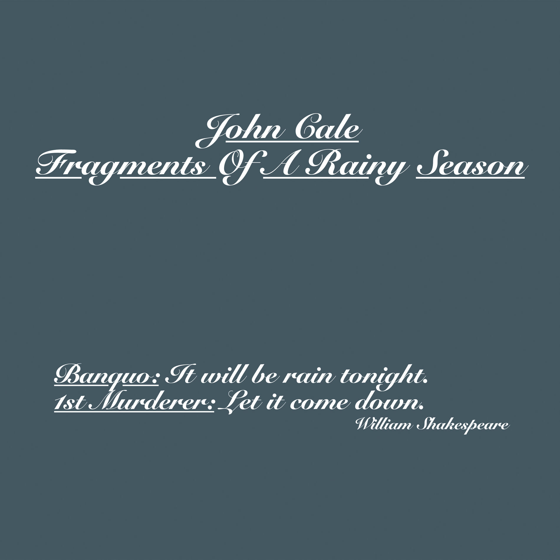 Album cover of Fragments Of A Rainy Season