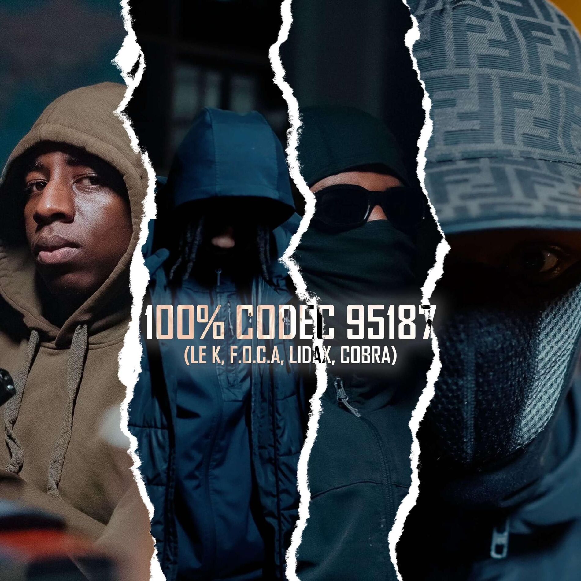 Album cover of 100% CODEC (95.187/Le K/F.O.C.A/Lidax/Cobra) (feat. Lidax, Cobra & Le K)