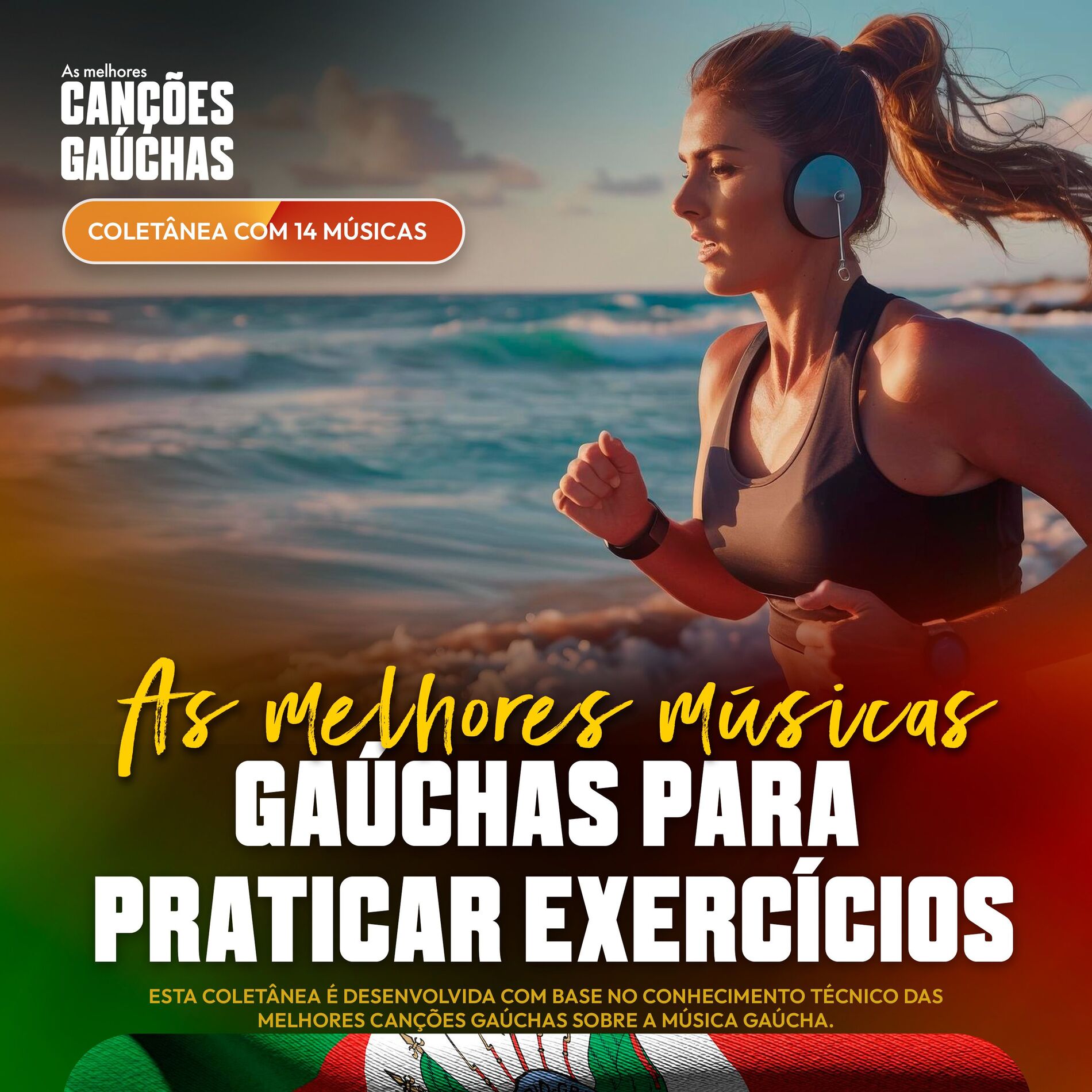 Album cover of AS MELHORES MÚSICAS GAÚCHAS PARA PRATICAR EXERCÍCIO
