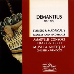 Cover of Demantius : Danses & madrigaux