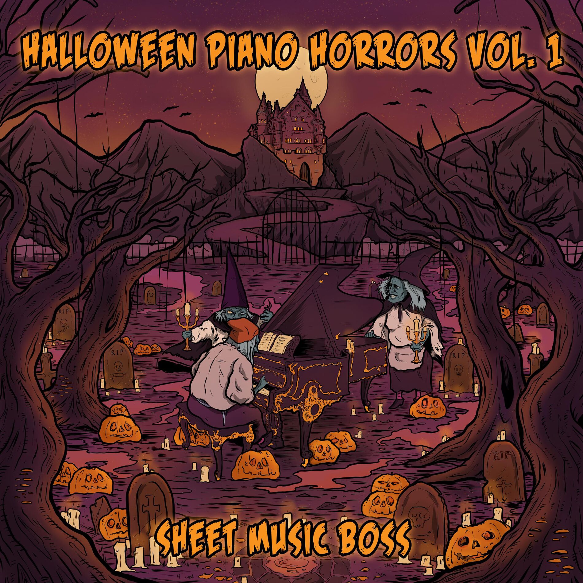 Album cover of Halloween Piano Horrors, Vol. 1