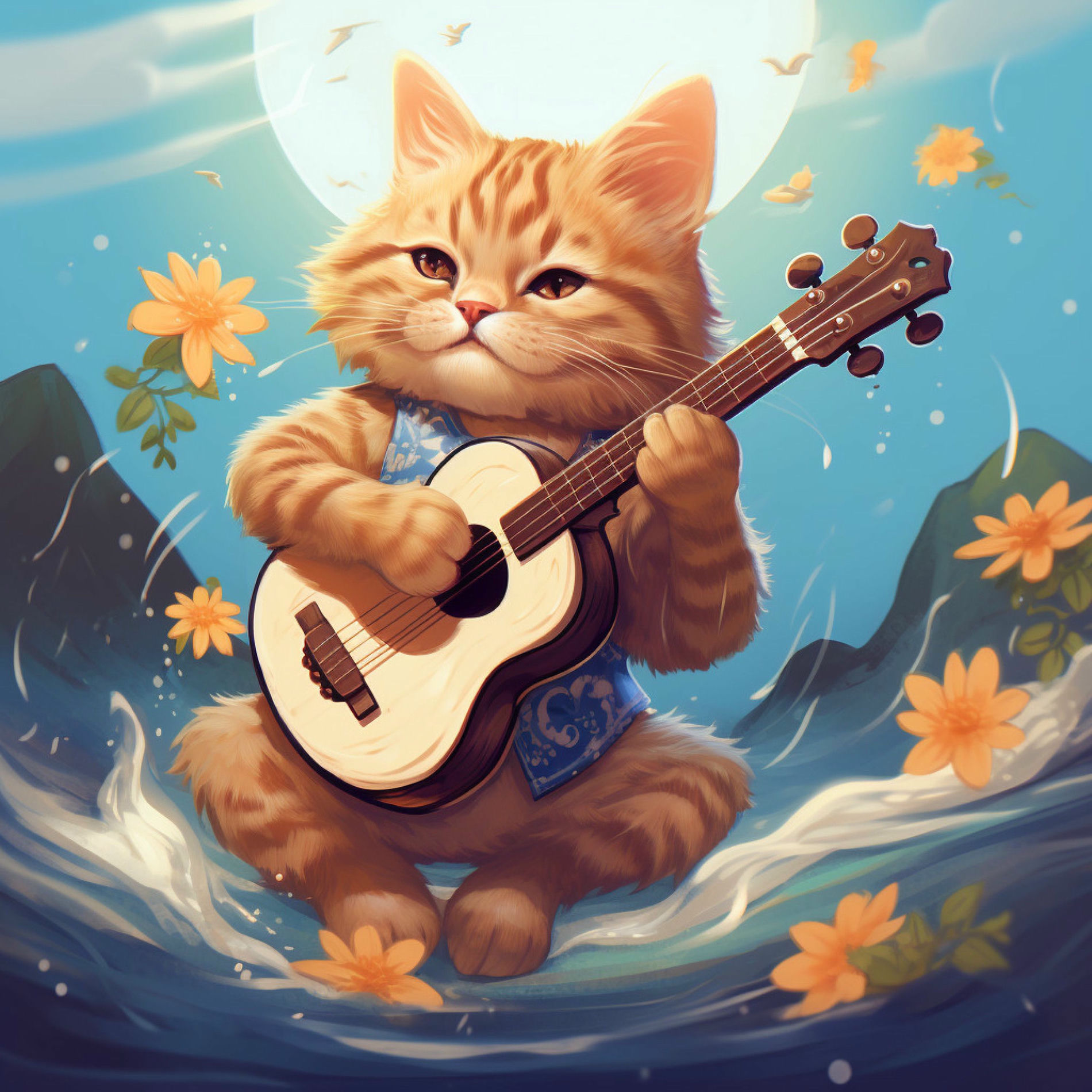 Album cover of Feline Oceanic A Cappella: Cat's Serene Melody